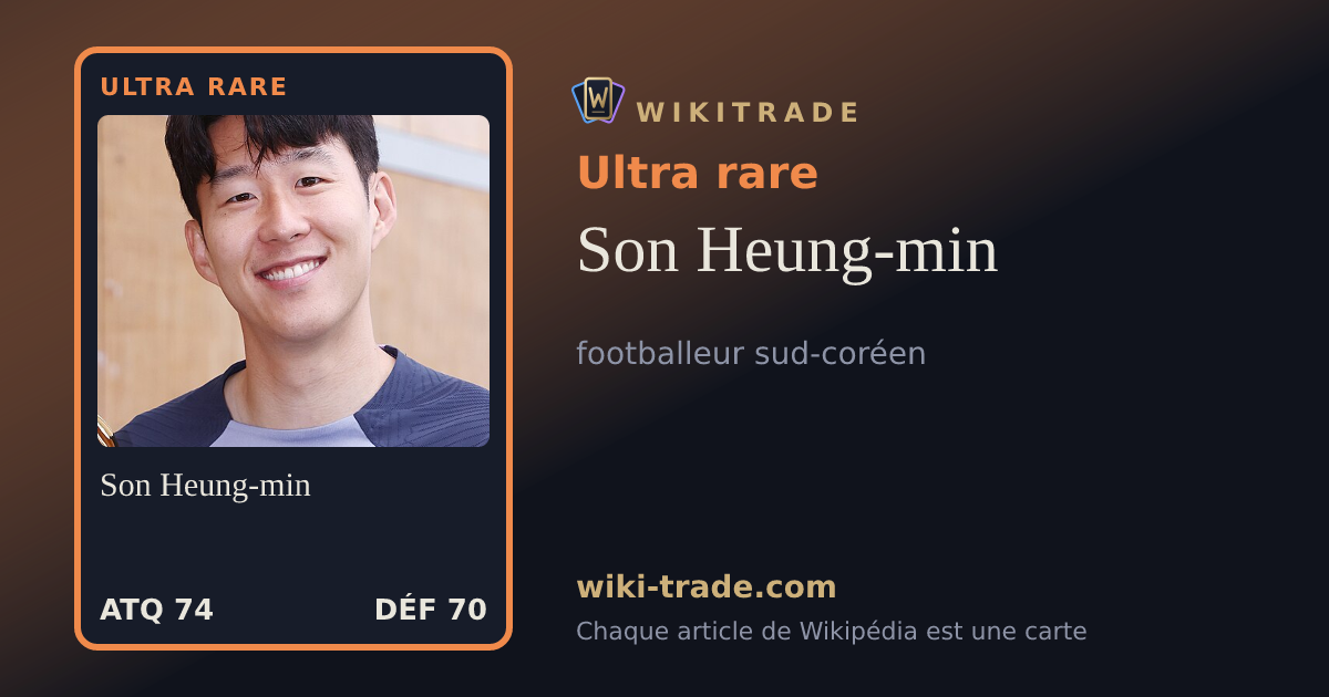 Son Heung-min — carte Ultra rare