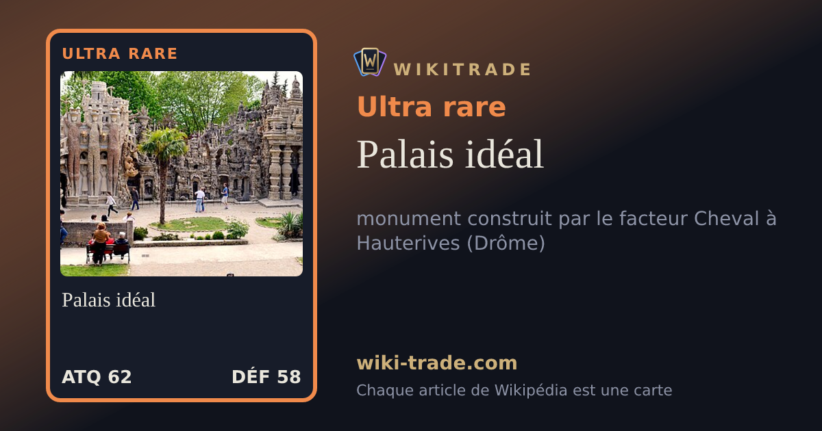 Palais idéal — carte Ultra rare
