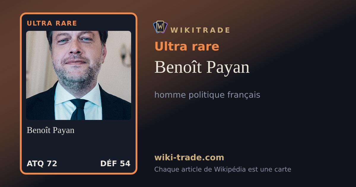 Benoît Payan — carte Ultra rare