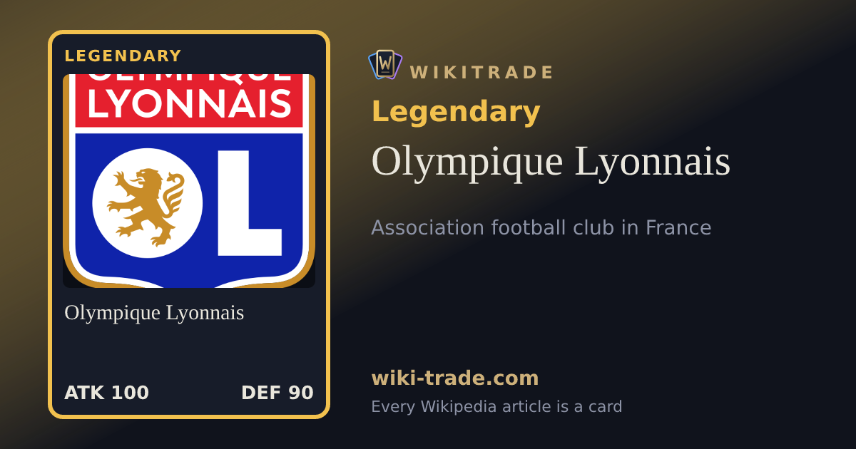 Olympique Lyonnais — Legendary card