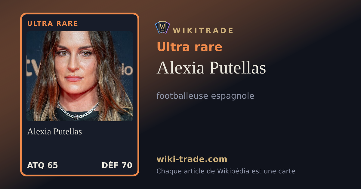 Alexia Putellas — carte Ultra rare