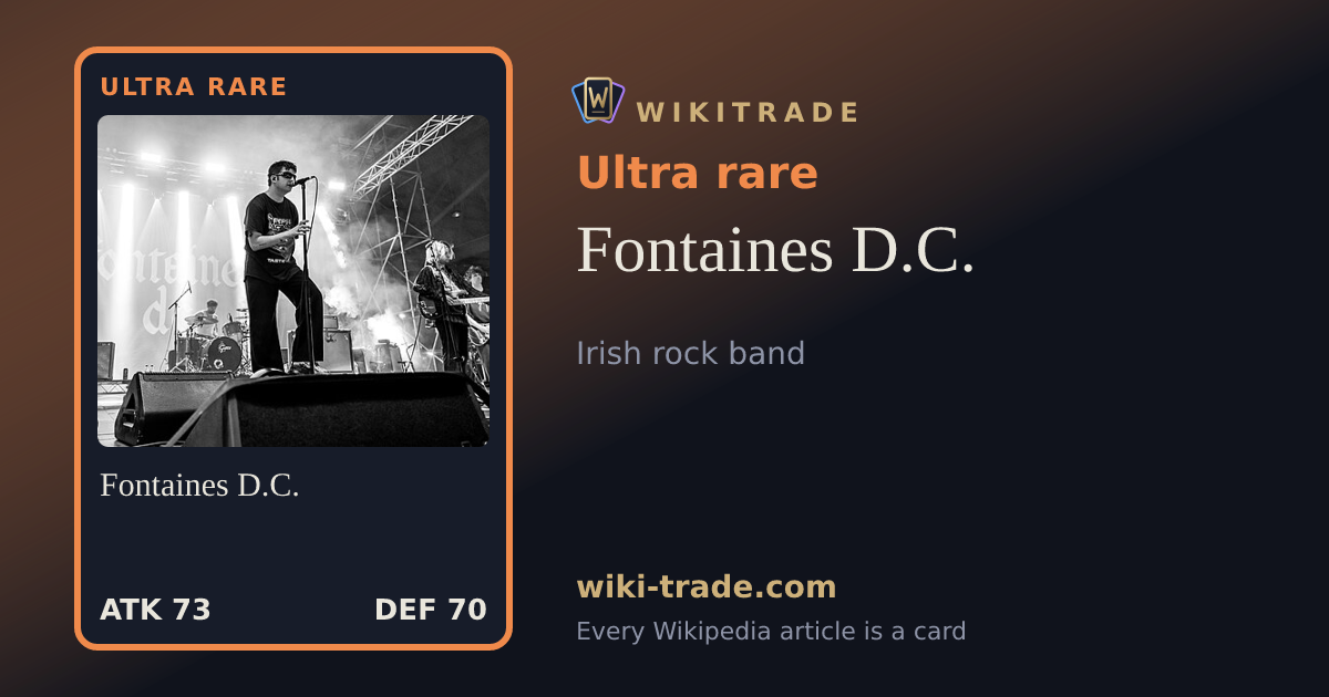 Fontaines D.C. — Ultra rare card