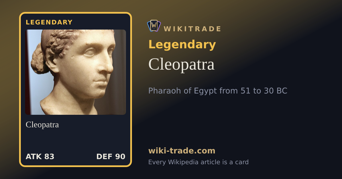 Cleopatra — Legendary card