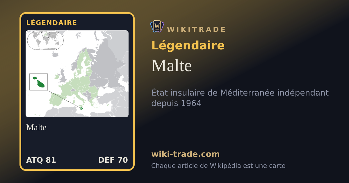 Malte — carte Légendaire