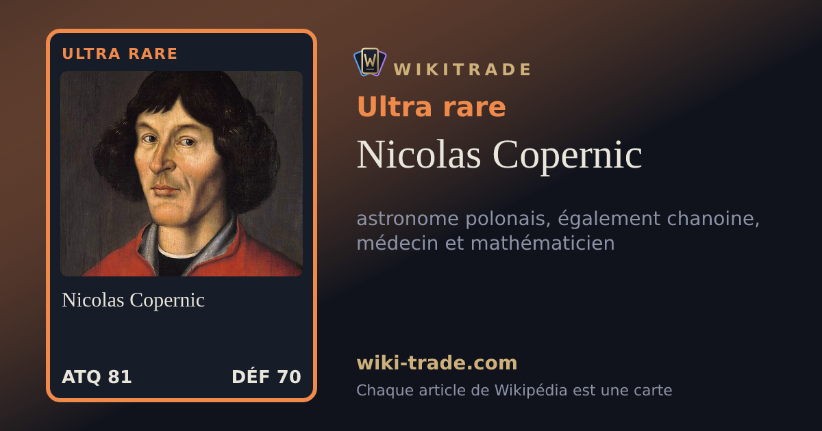 Nicolas Copernic — carte Ultra rare