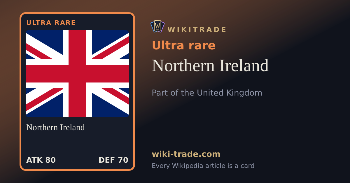 Northern Ireland — Ultra rare card