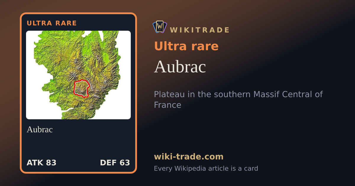 Aubrac — Ultra rare card