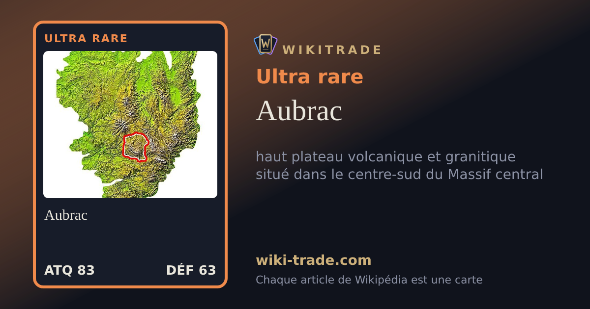 Aubrac — carte Ultra rare