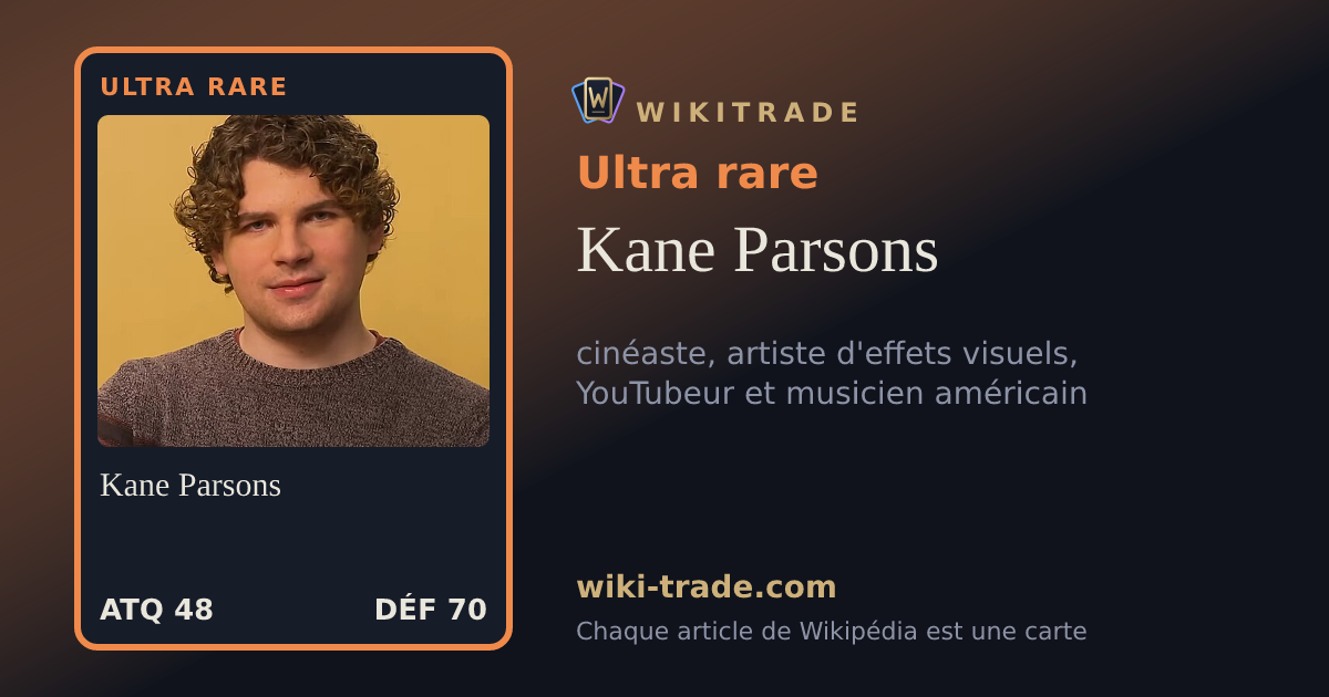Kane Parsons — carte Ultra rare