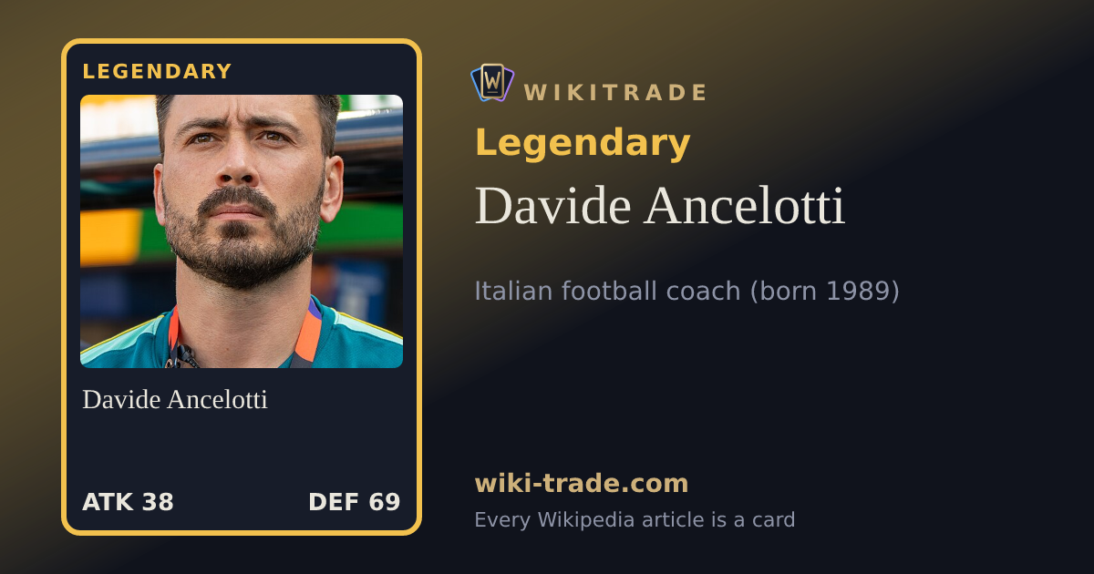 Davide Ancelotti — Legendary card