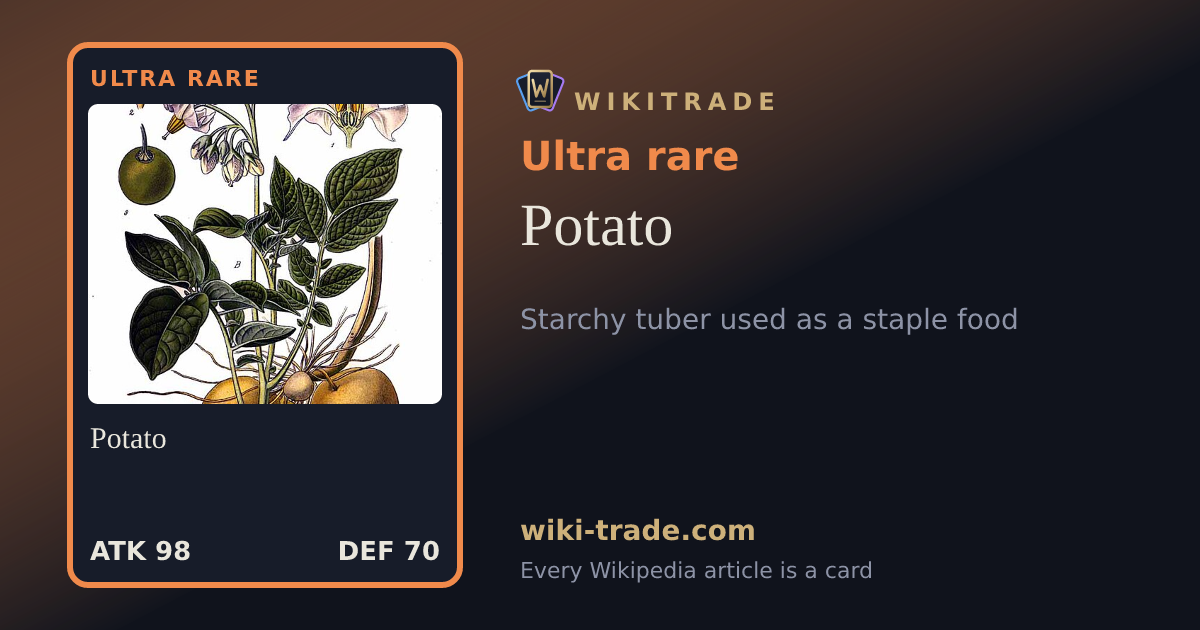 Potato — Ultra rare card