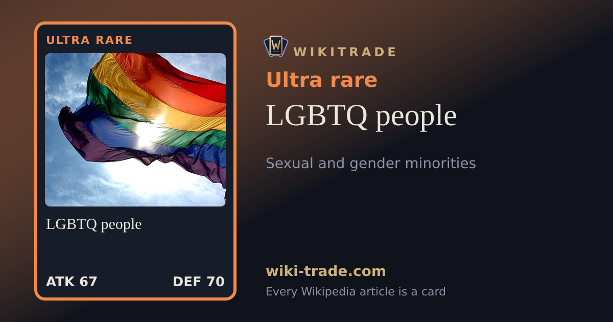 LGBTQ people — Ultra rare card