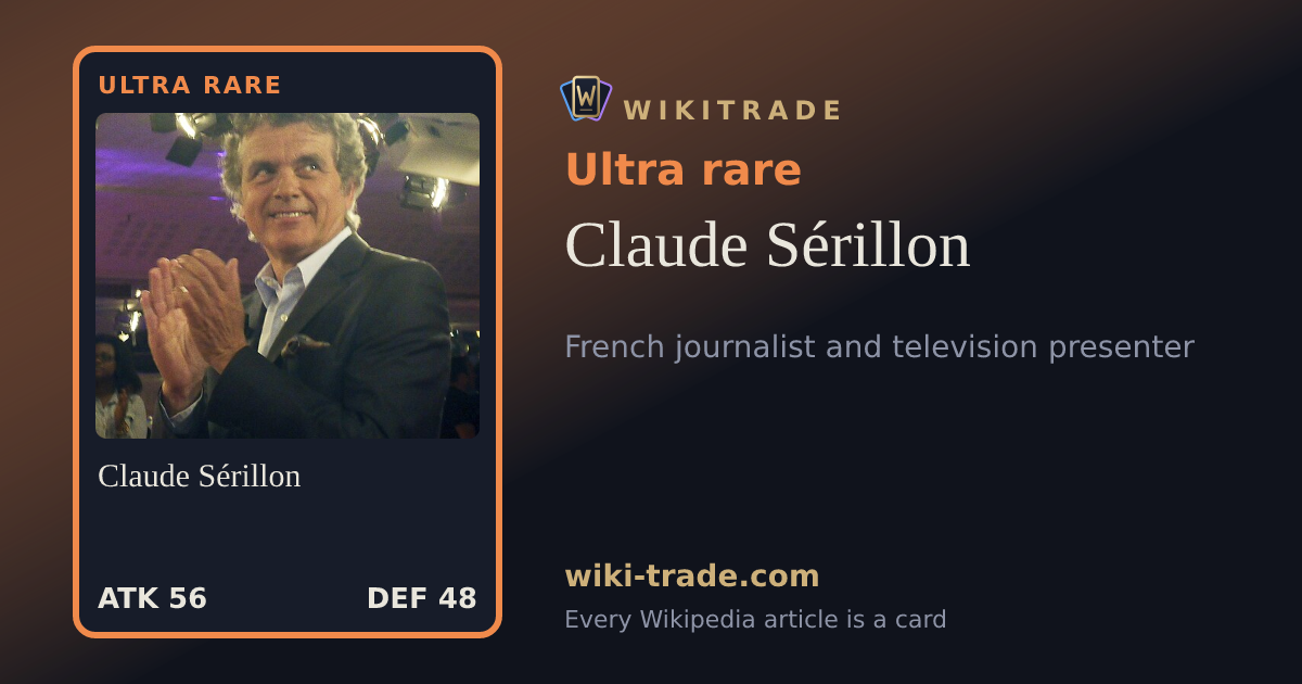 Claude Sérillon — Ultra rare card