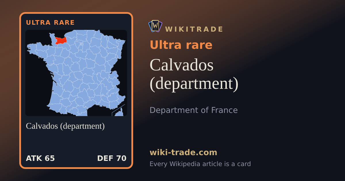 Calvados (department) — Ultra rare card