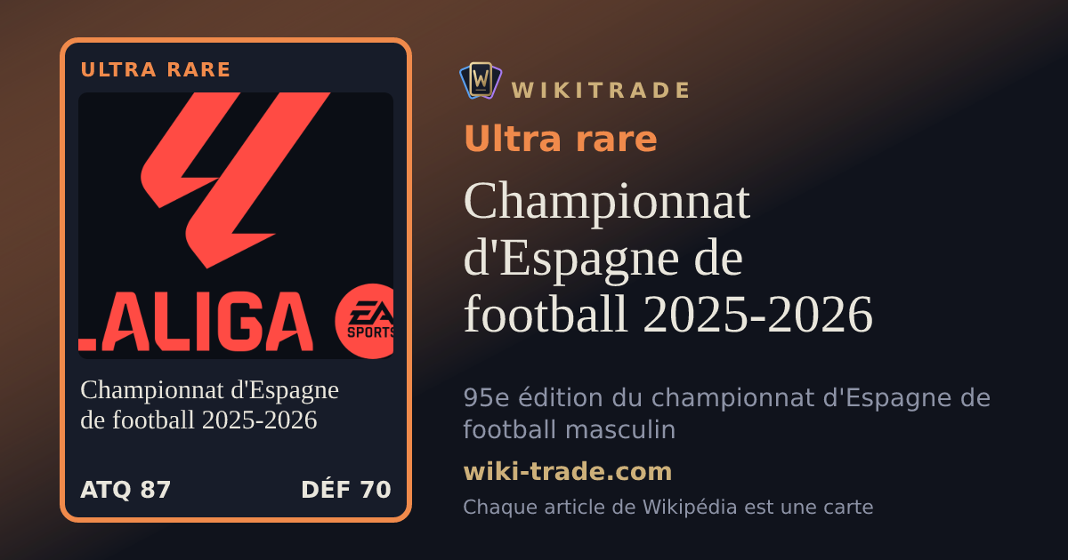 Championnat d'Espagne de football 2025-2026 — carte Ultra rare