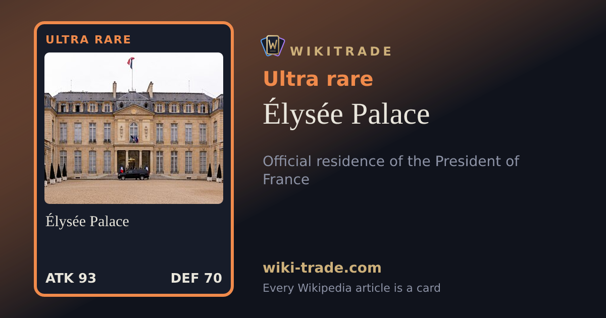 Élysée Palace — Ultra rare card