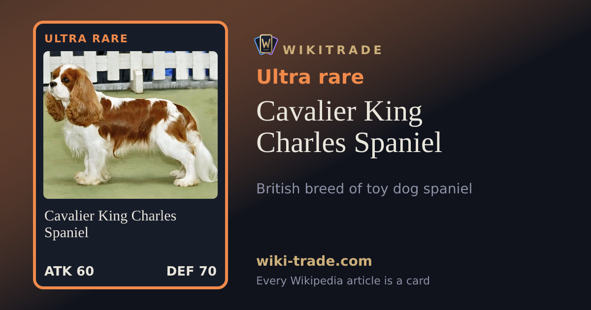 Cavalier King Charles Spaniel — Ultra rare card