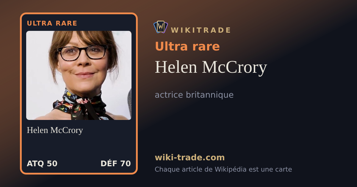 Helen McCrory — carte Ultra rare