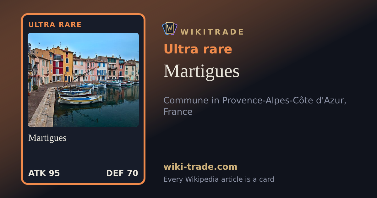 Martigues — Ultra rare card