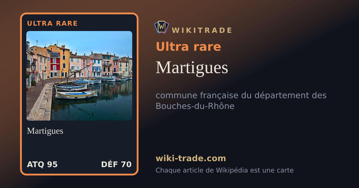 Martigues — carte Ultra rare