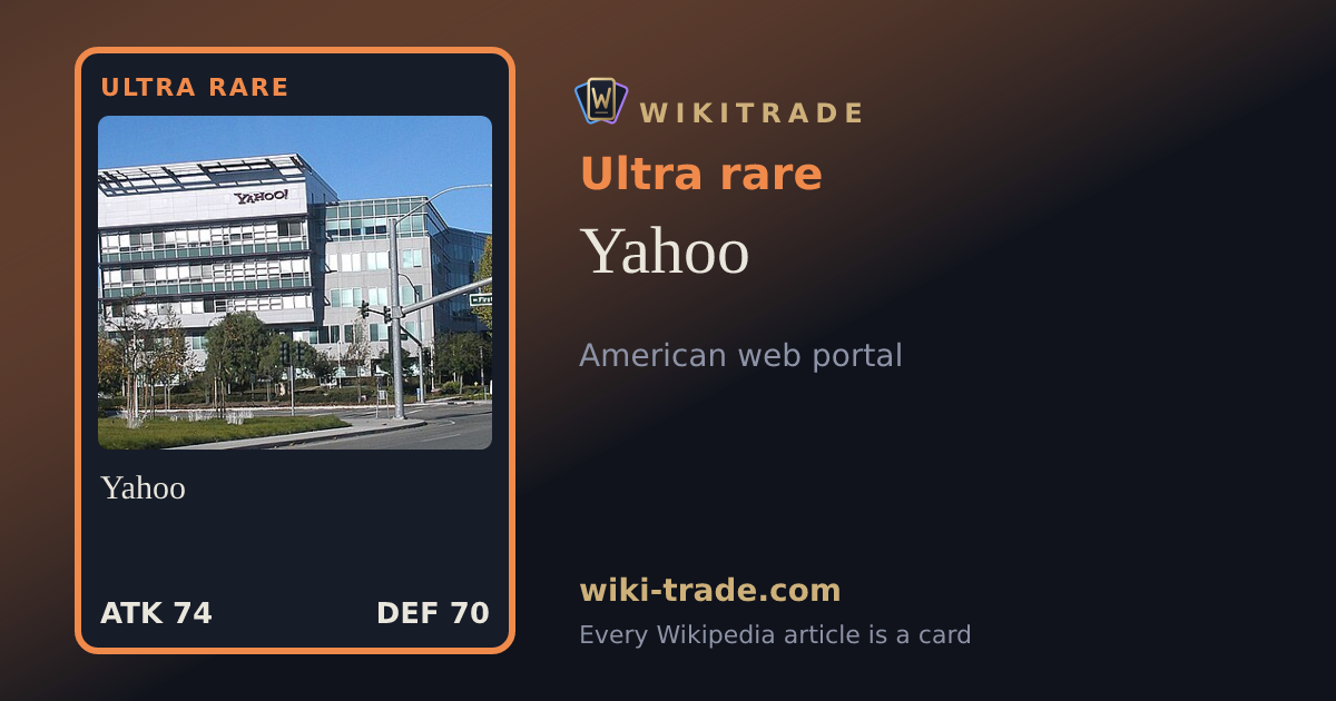 Yahoo — Ultra rare card