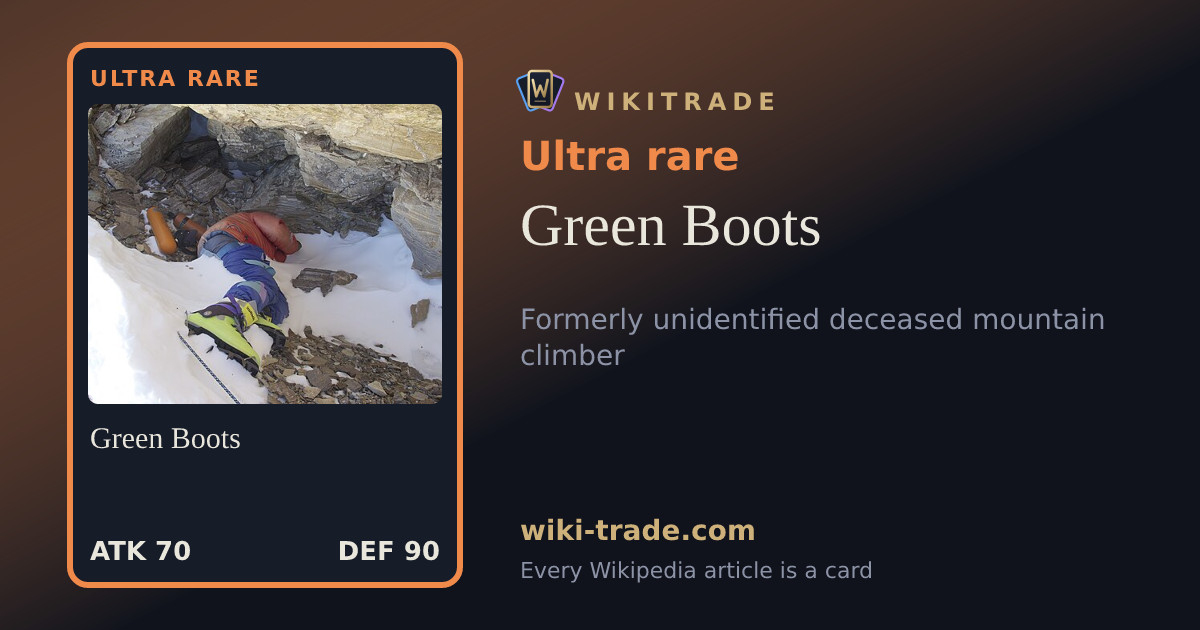 Green Boots — Ultra rare card