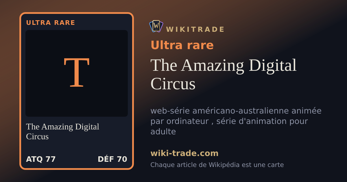 The Amazing Digital Circus — carte Ultra rare