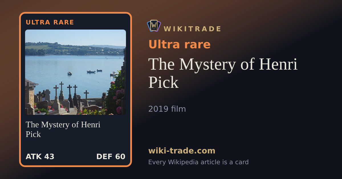 The Mystery of Henri Pick — Ultra rare card