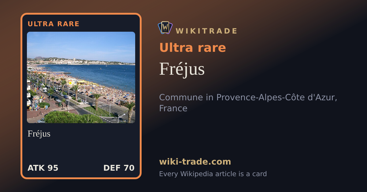 Fréjus — Ultra rare card