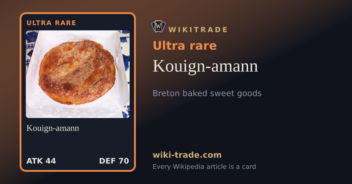 Kouign-amann — Ultra rare card