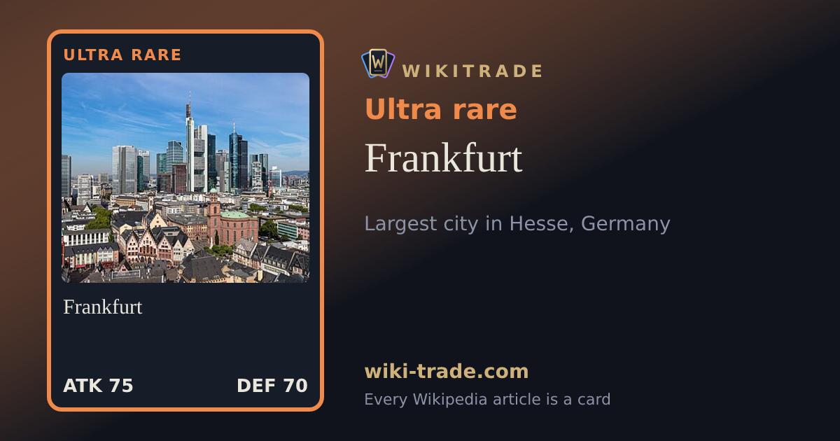 Frankfurt — Ultra rare card
