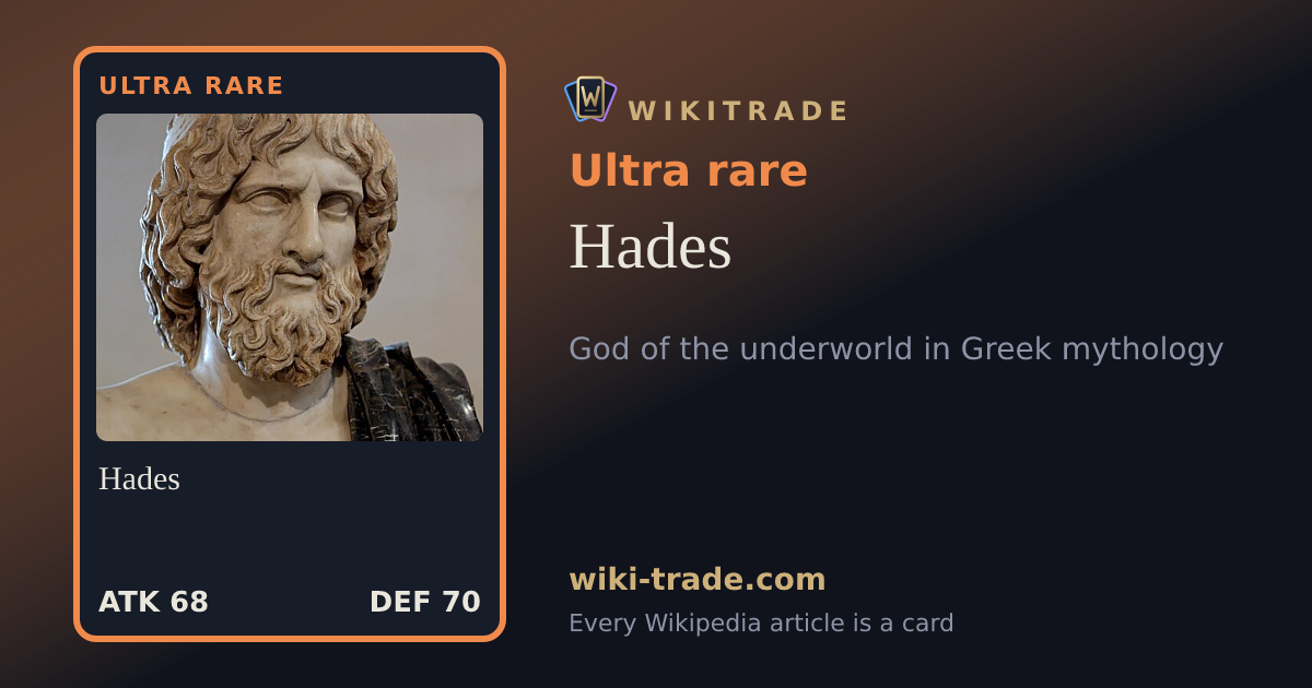 Hades — Ultra rare card
