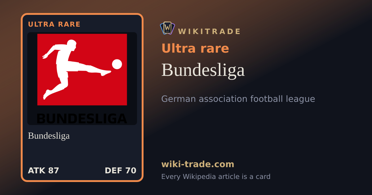 Bundesliga — Ultra rare card