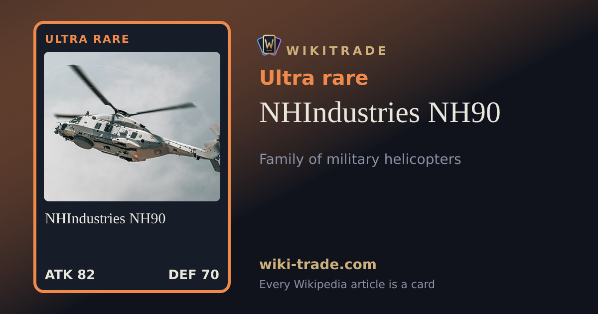 NHIndustries NH90 — Ultra rare card