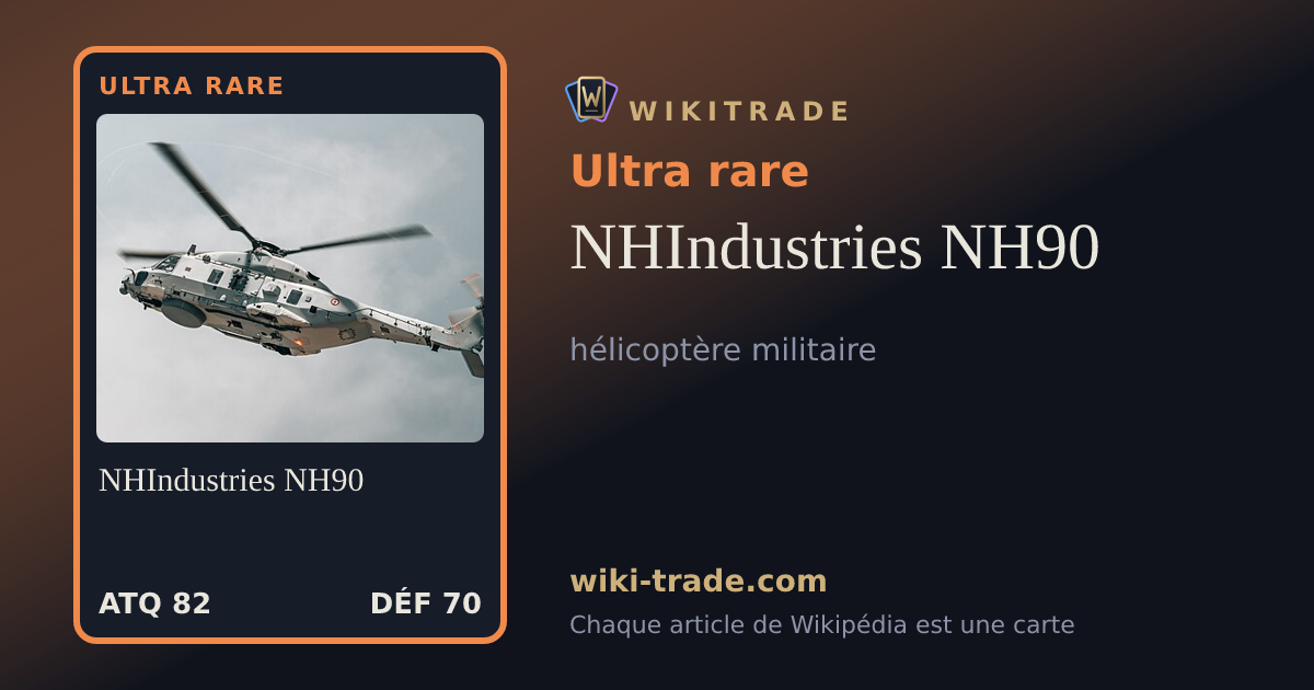 NHIndustries NH90 — carte Ultra rare