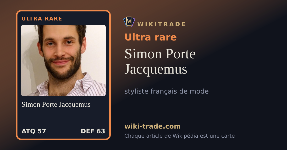 Simon Porte Jacquemus — carte Ultra rare