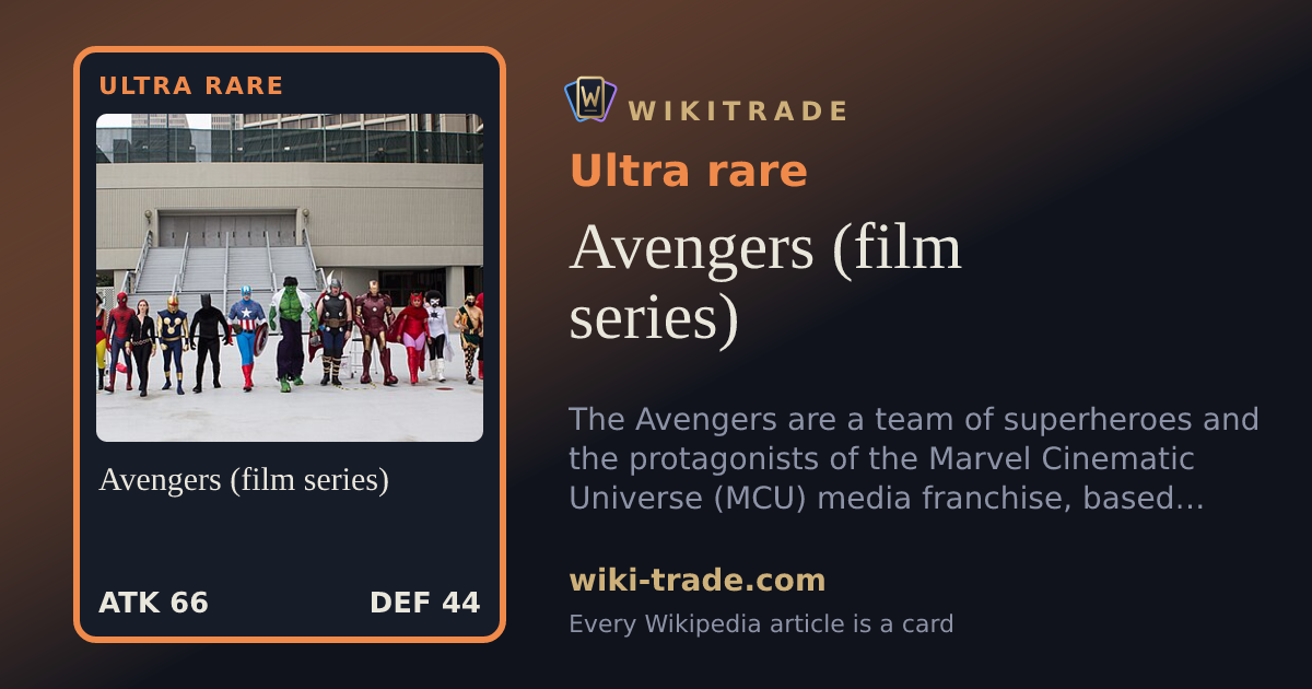 Avengers (film series) — Ultra rare card