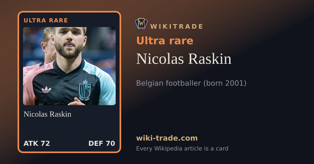 Nicolas Raskin — Ultra rare card