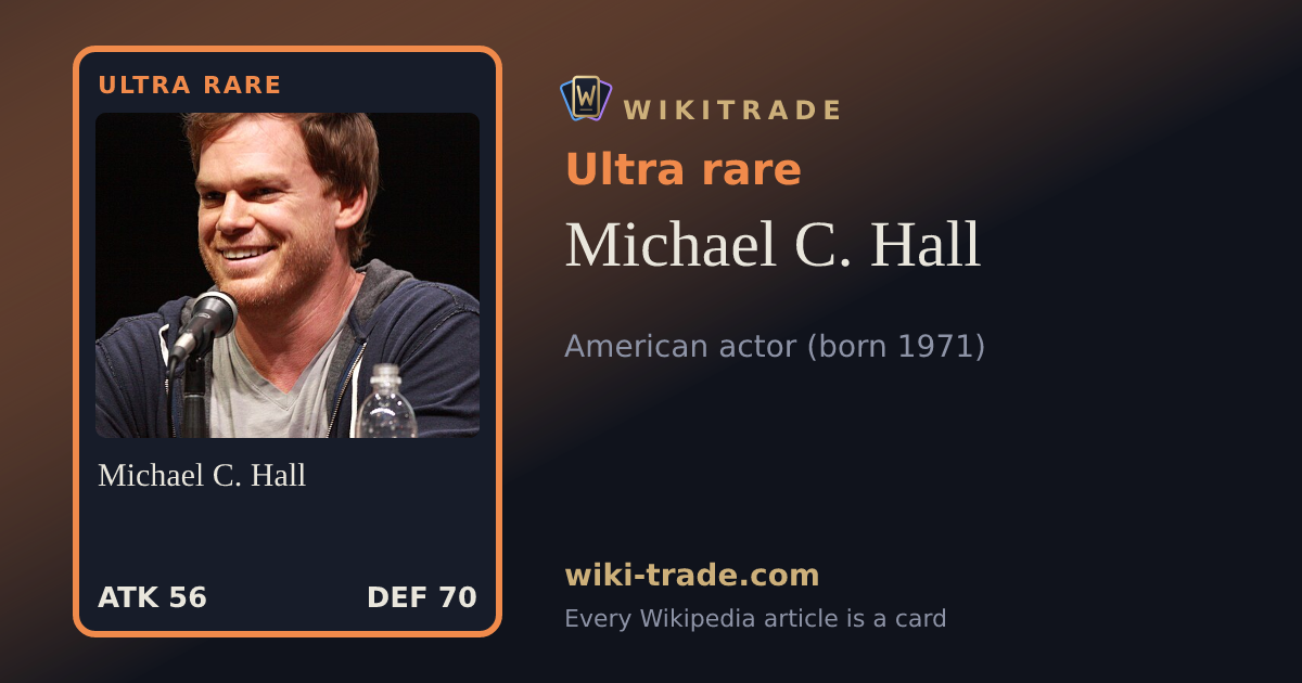 Michael C. Hall — Ultra rare card