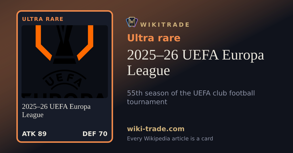 2025–26 UEFA Europa League — Ultra rare card