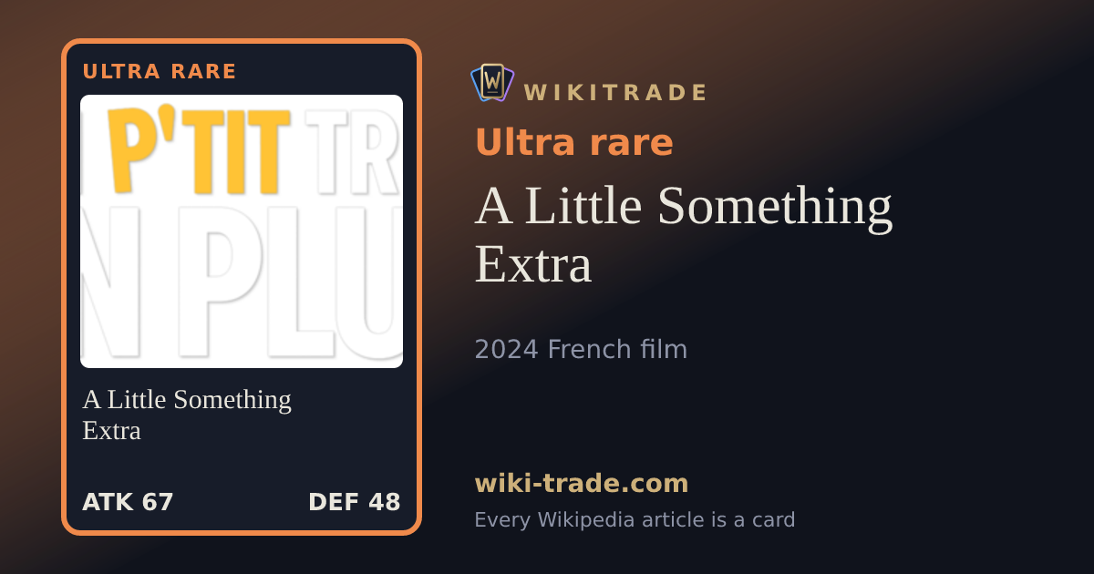A Little Something Extra — Ultra rare card