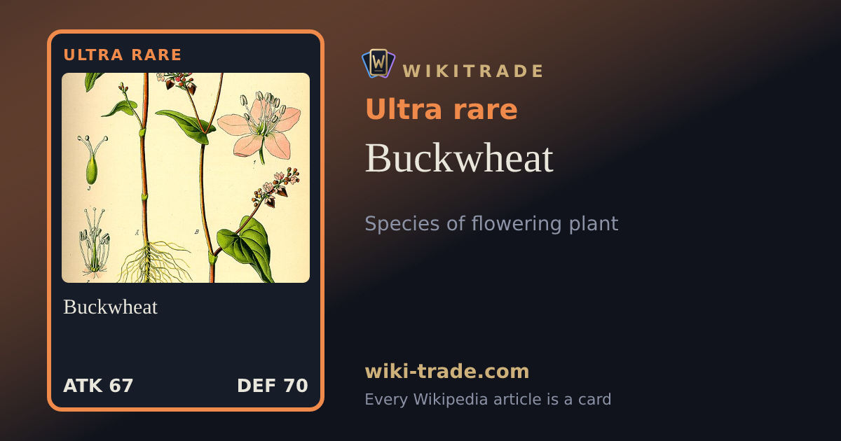 Buckwheat — Ultra rare card