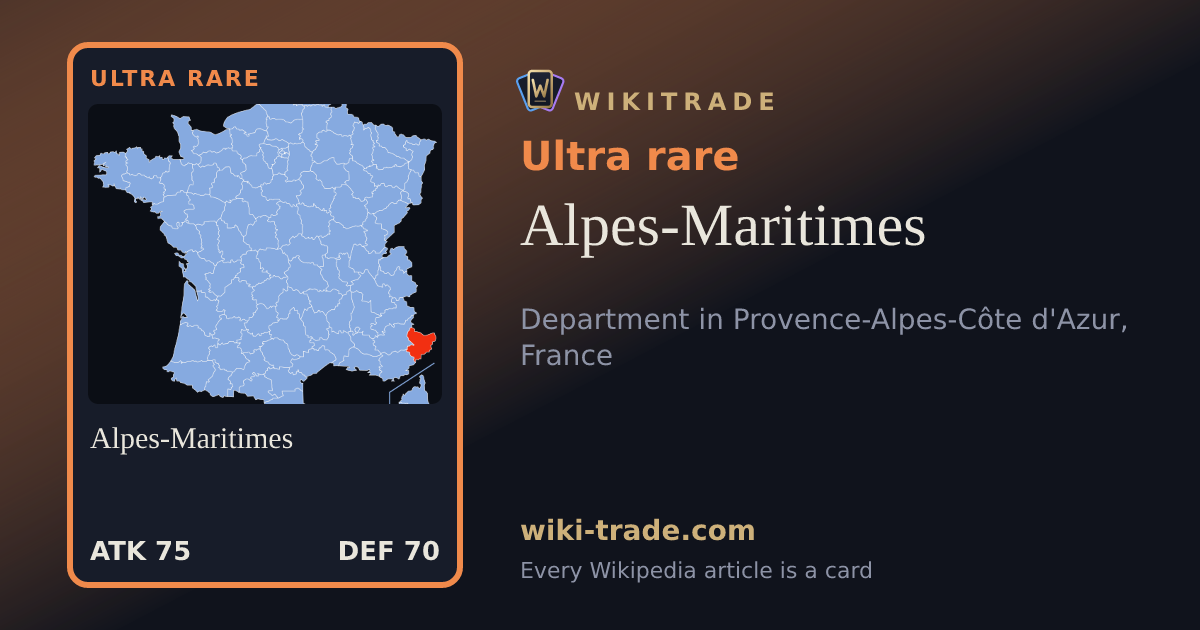 Alpes-Maritimes — Ultra rare card