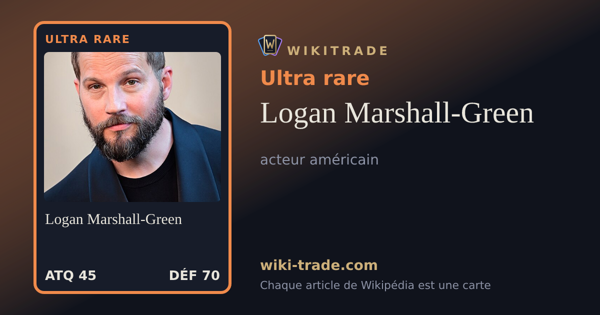 Logan Marshall-Green — carte Ultra rare