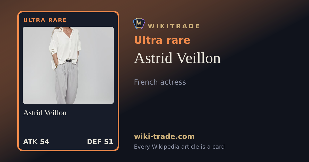 Astrid Veillon — Ultra rare card