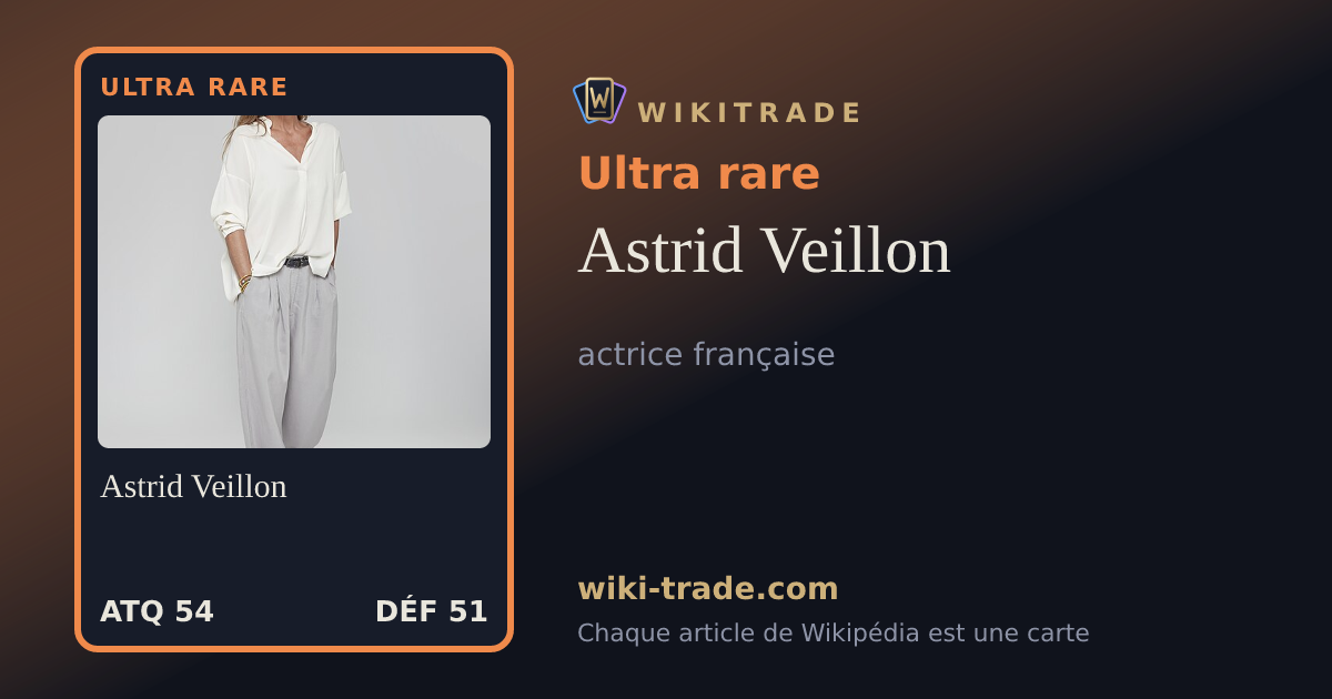Astrid Veillon — carte Ultra rare