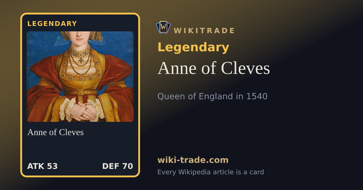 Anne of Cleves — Legendary card