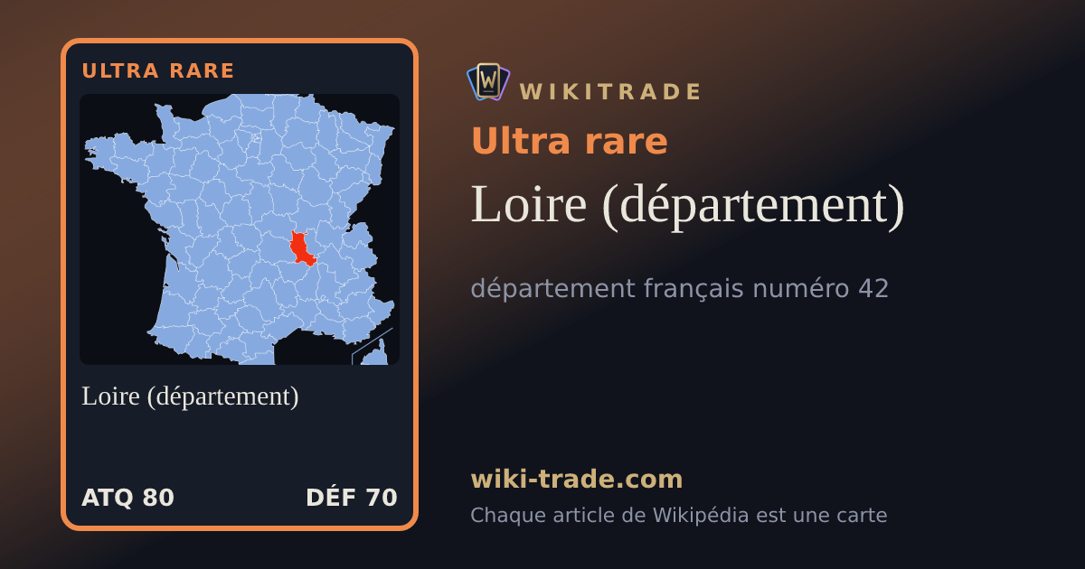 Loire (département) — carte Ultra rare