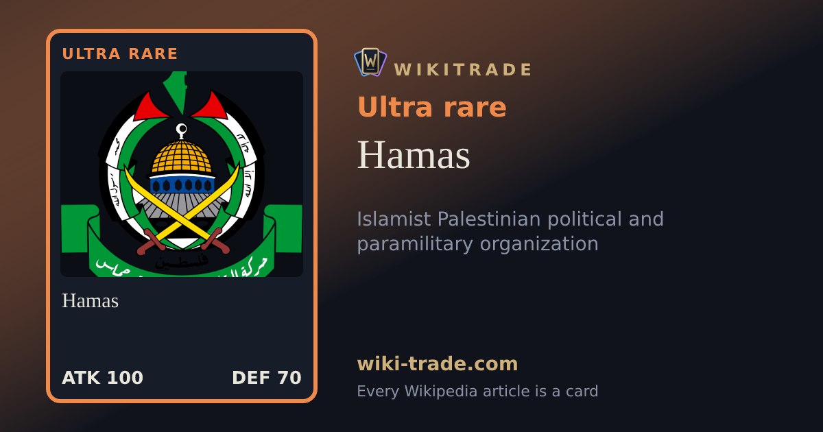 Hamas — Ultra rare card