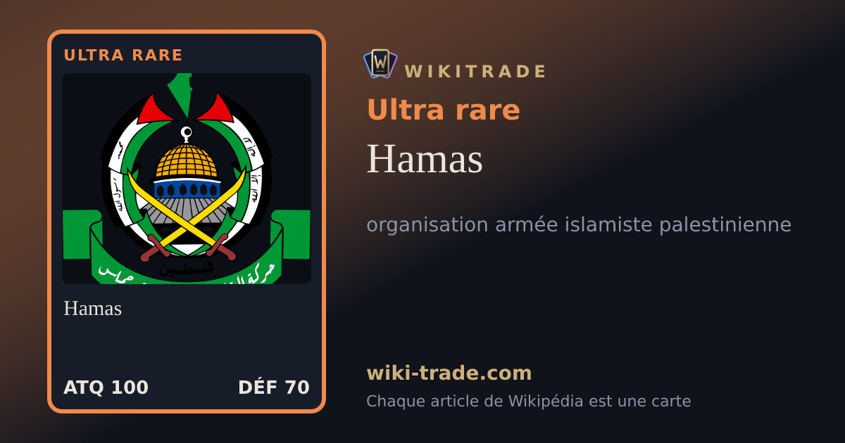 Hamas — carte Ultra rare